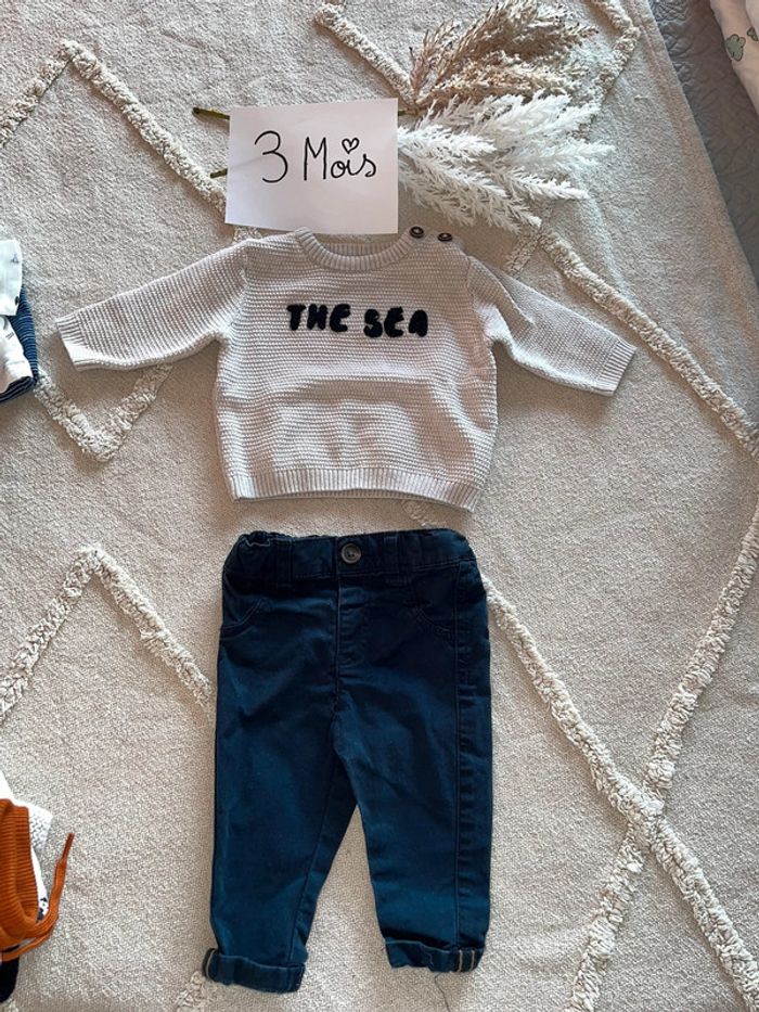 Ensemble garçon 3 mois