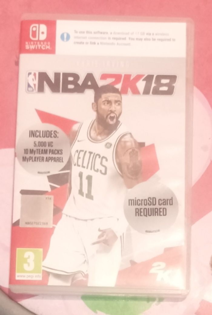 Jeu Switch NBA 2k18