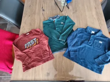 Lot 3 Tshirt manches longues tape à l'œil