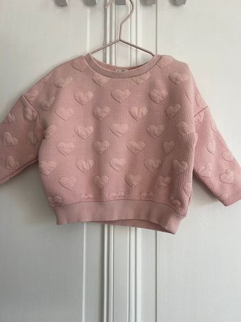 Sweat rose H&M 9 mois