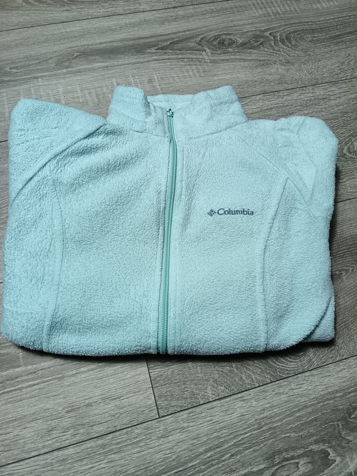 Veste polaire columbia turquoise femme taille s