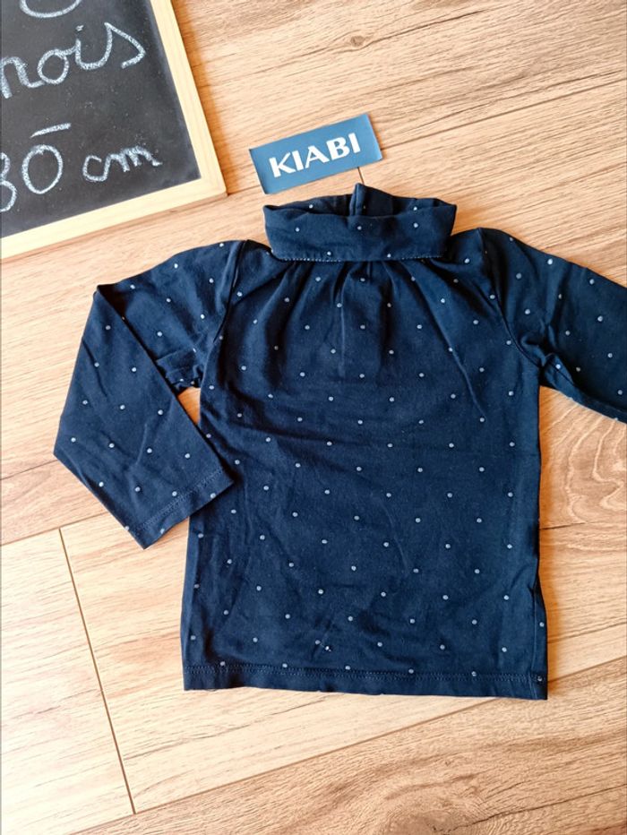 T-shirt manches longues Marine Kiabi - photo numéro 2