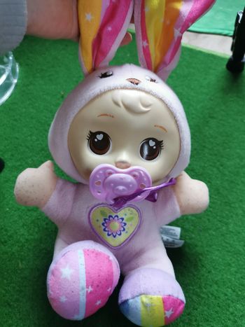 Peluche rose Lalou lapinou chouchou Vtech