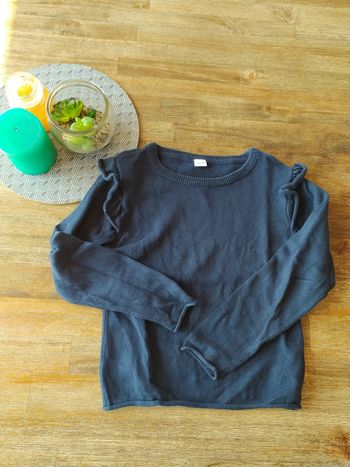 Joli pull bleu marine/Zeeman/5-6 ans