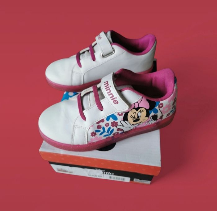 Baskets Minnie semelles pailletées pointure 31