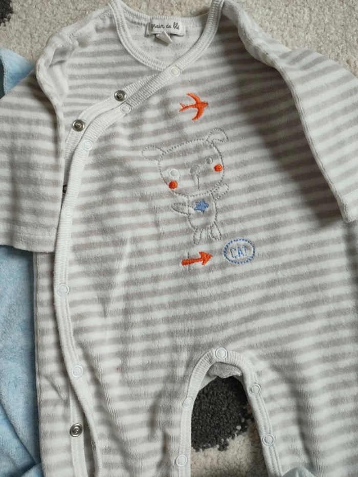 Lot 3 pyjamas animaux - photo numéro 2