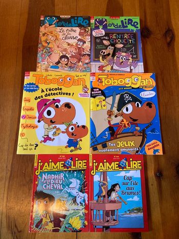 6 magazines pour apprenti lecteur