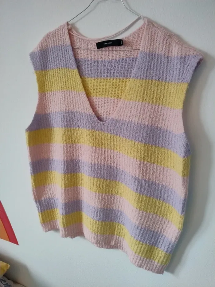Pull femme sans manches - photo numéro 2