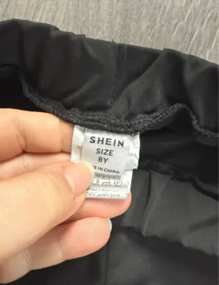 Pantalon noir flare SHEIN fille 8 ans - photo numéro 2