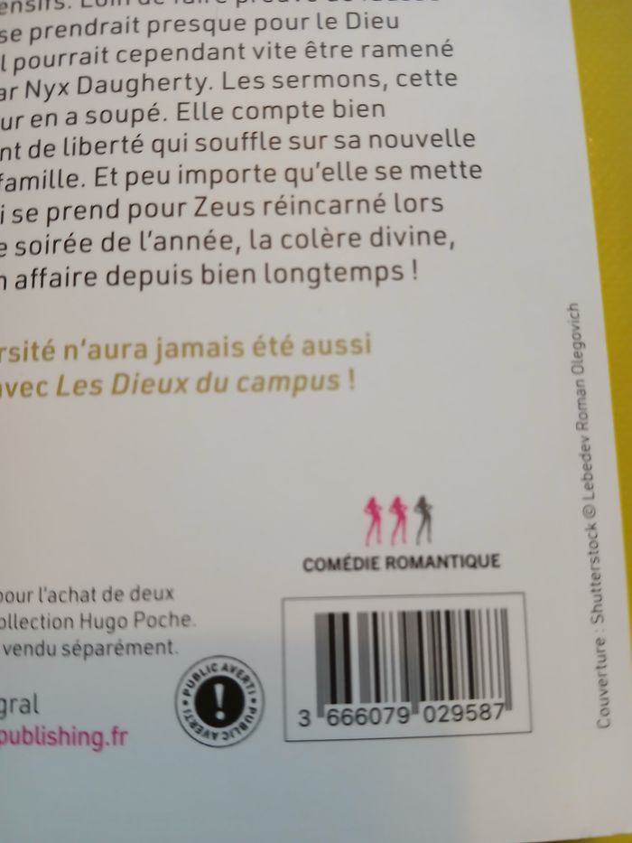 livre leander les dieux du campus 1 - photo numéro 4