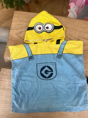 Peignoir Cape de bain serviette de plage les minions enfant garçon fille