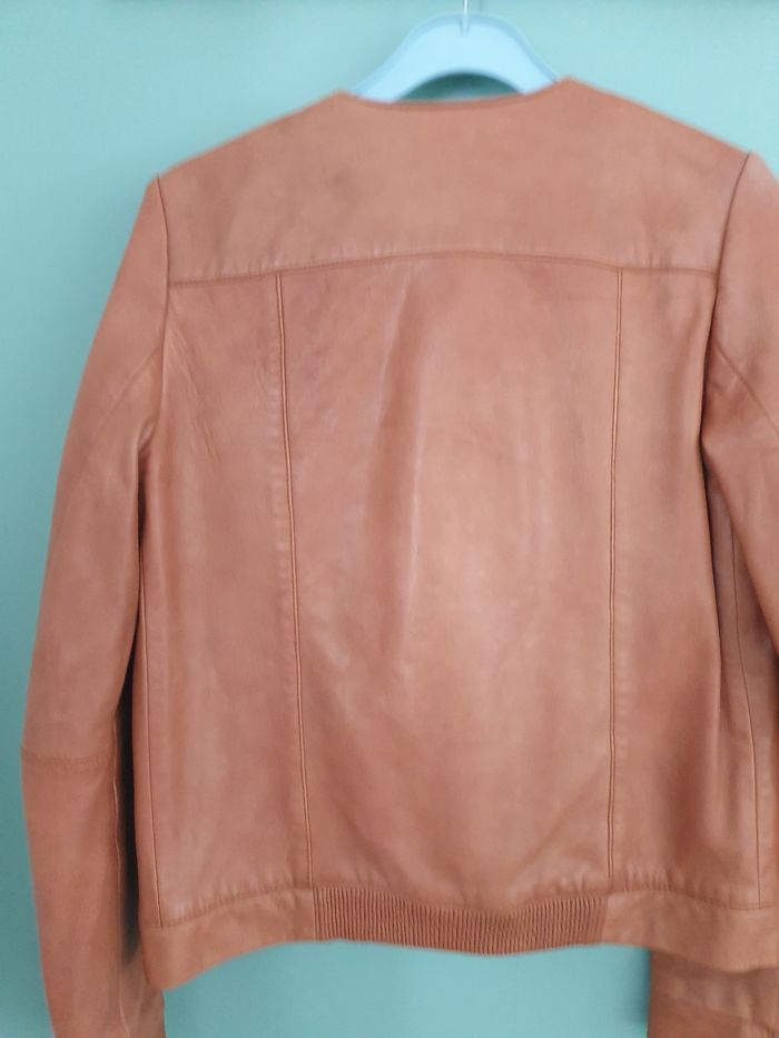 Blouson cuir promod camel - photo numéro 2