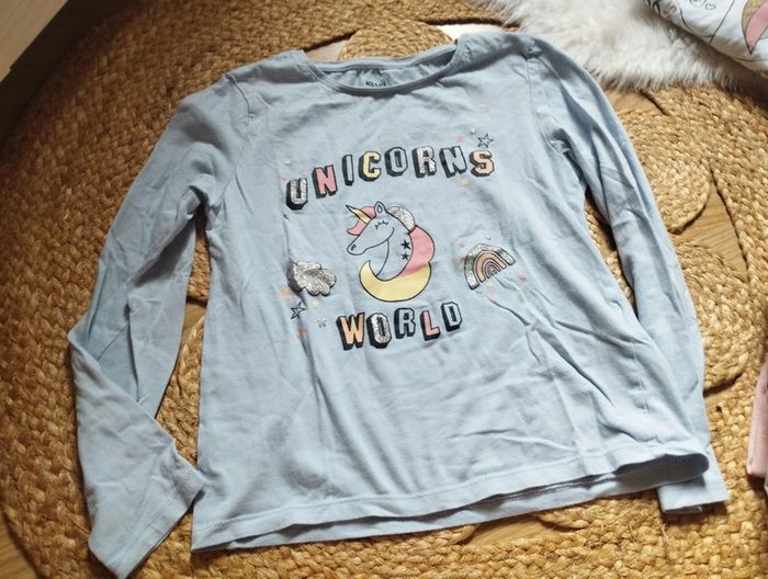 Lot t-shirts 10ans Kiabi licorne - photo numéro 13