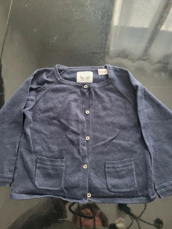 Gilet bleu marine zara