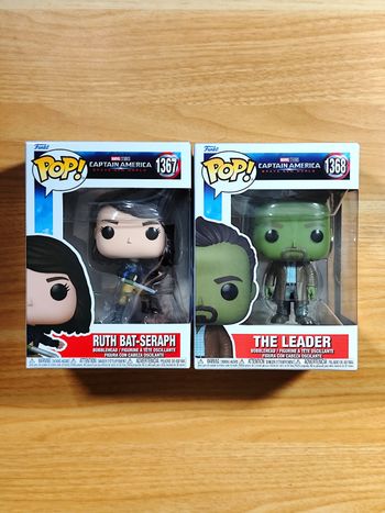 LOT 2 Funko Pop! Ruth Bat-Seraph #1367 & The Leader #1368 (Captain America Brave New World)