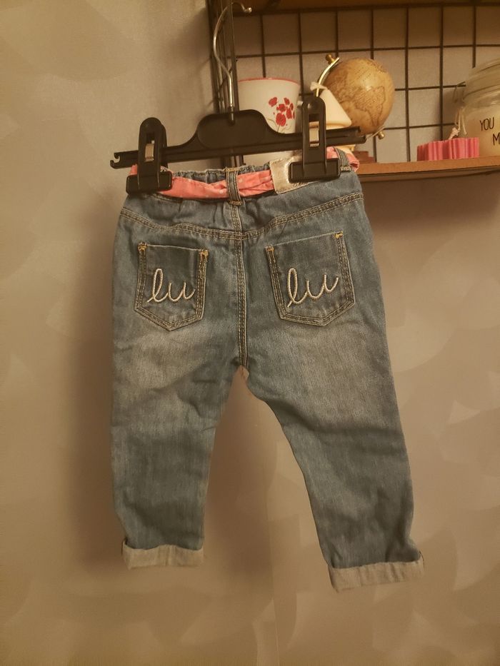 Jean 🎀 Lulu castagnette 12 mois 5€ - photo numéro 4