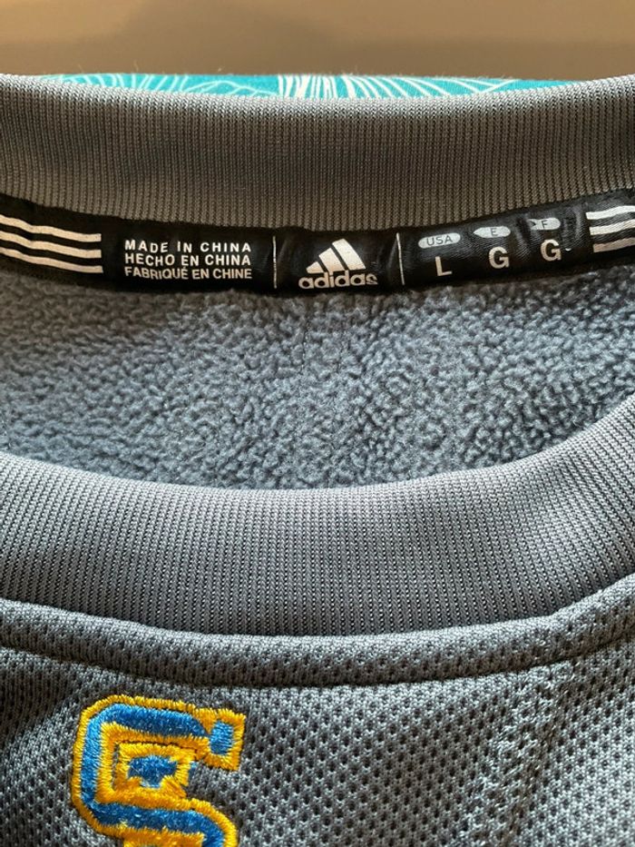 Sweat long pour homme Adidas SL Baseball gris foncé taille L 104 - photo numéro 9