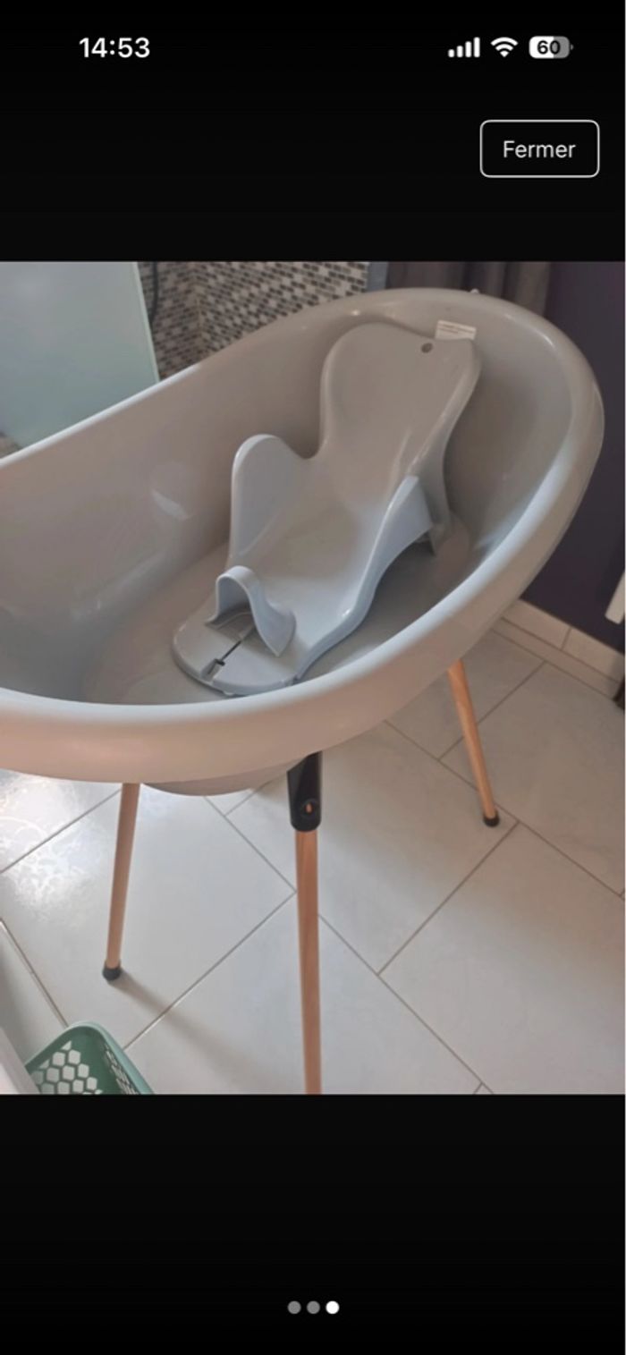 Baignoire sur pied - photo numéro 3