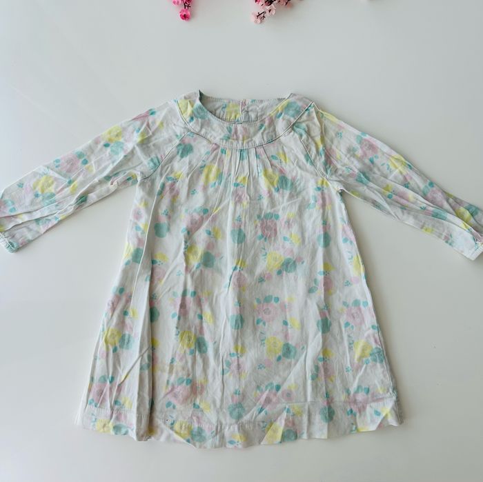 Robe fleurie Vertbaudet bébé fille 2ans - photo numéro 2