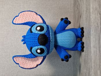 Figurine Stitch Debout version crochet 3d 18cm