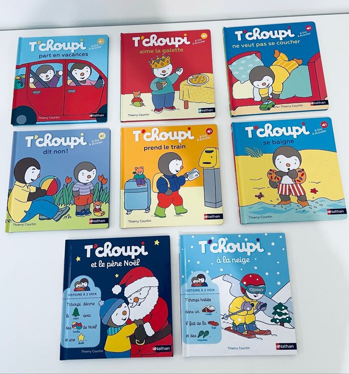 Lot de 8 livres T’Choupi