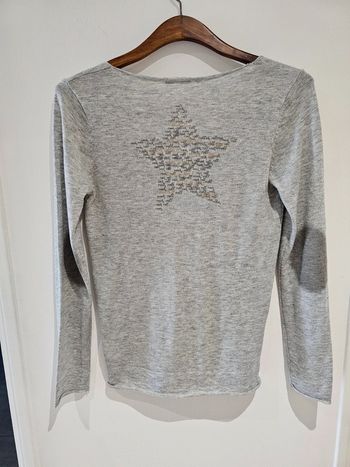Pull fin gris