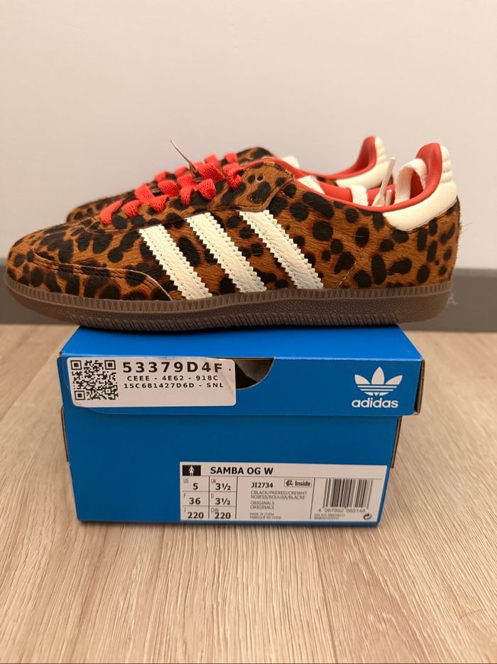 Adidas Samba OG Preloved Red Leopard - photo numéro 8