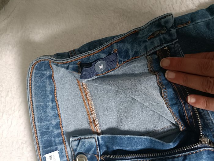 Jean slim bleu  zara 13/14 - photo numéro 4
