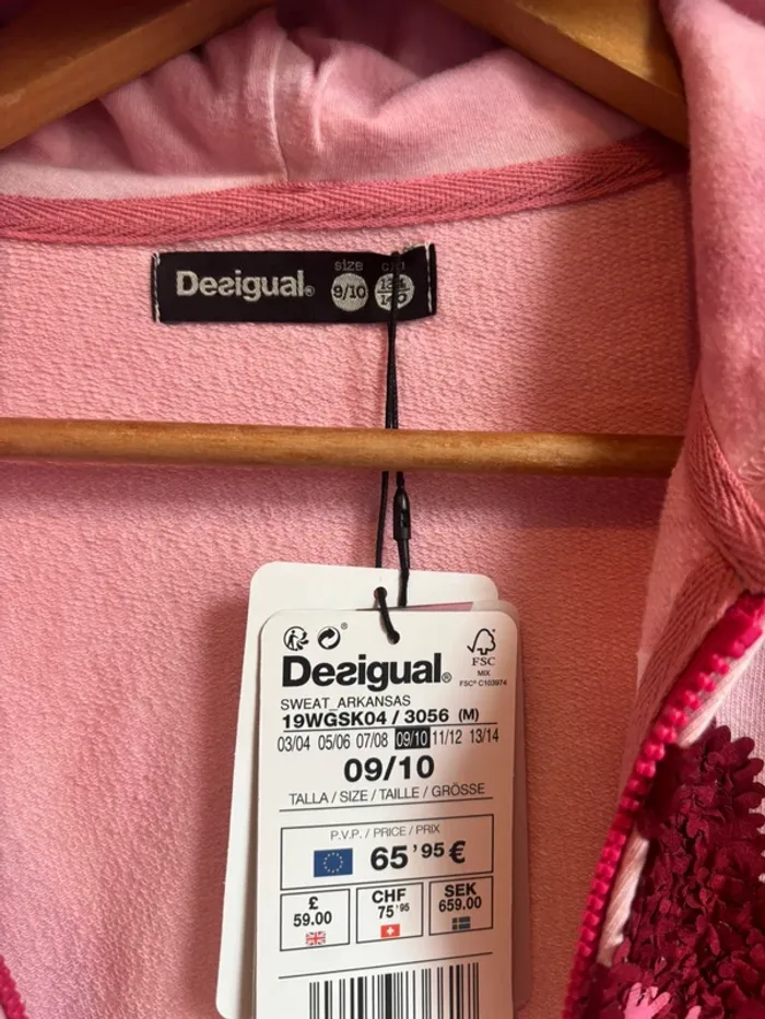 Neuf - Gilet Desigual 10 ans - photo numéro 3