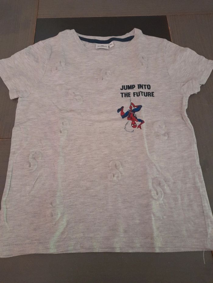 Lot de 2 tee-shirt spiderman jumeaux - photo numéro 2