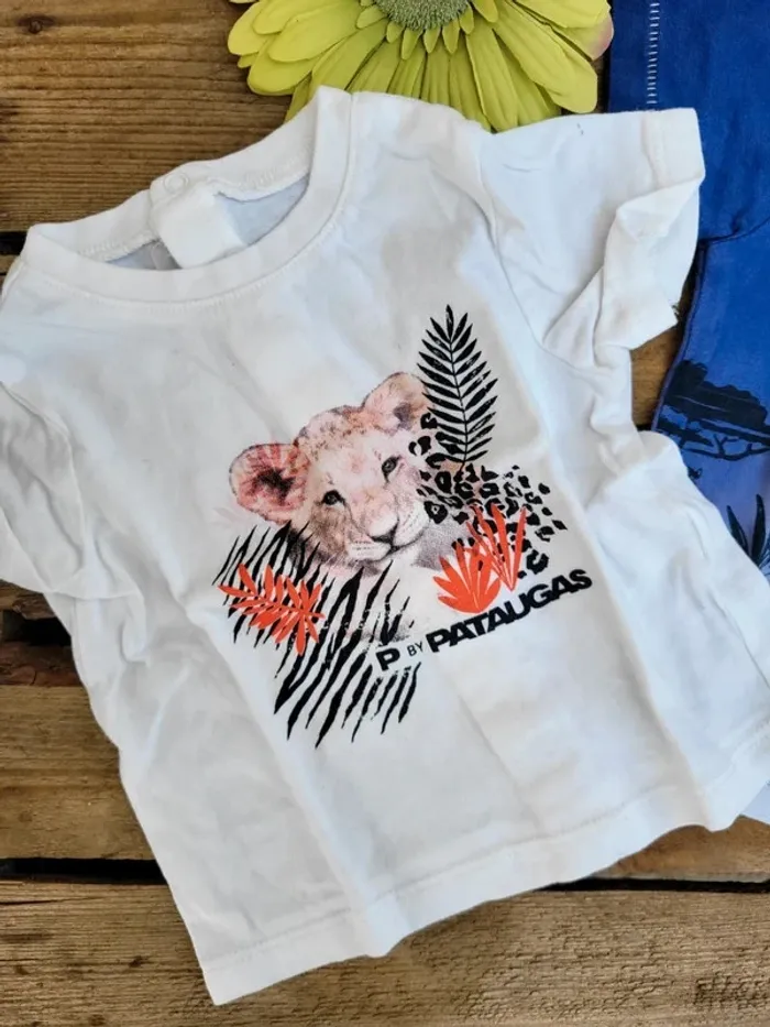 Ensemble savane garçon pataugas 3 mois - photo numéro 2