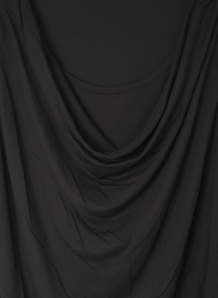 Robe drapée et fluide longue noire près du corps M&S - photo numéro 3