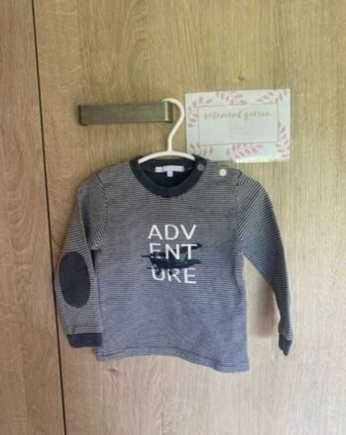 LOT 7 Pulls/blouse longue manches garçon 9 mois 71/74cm - photo numéro 7
