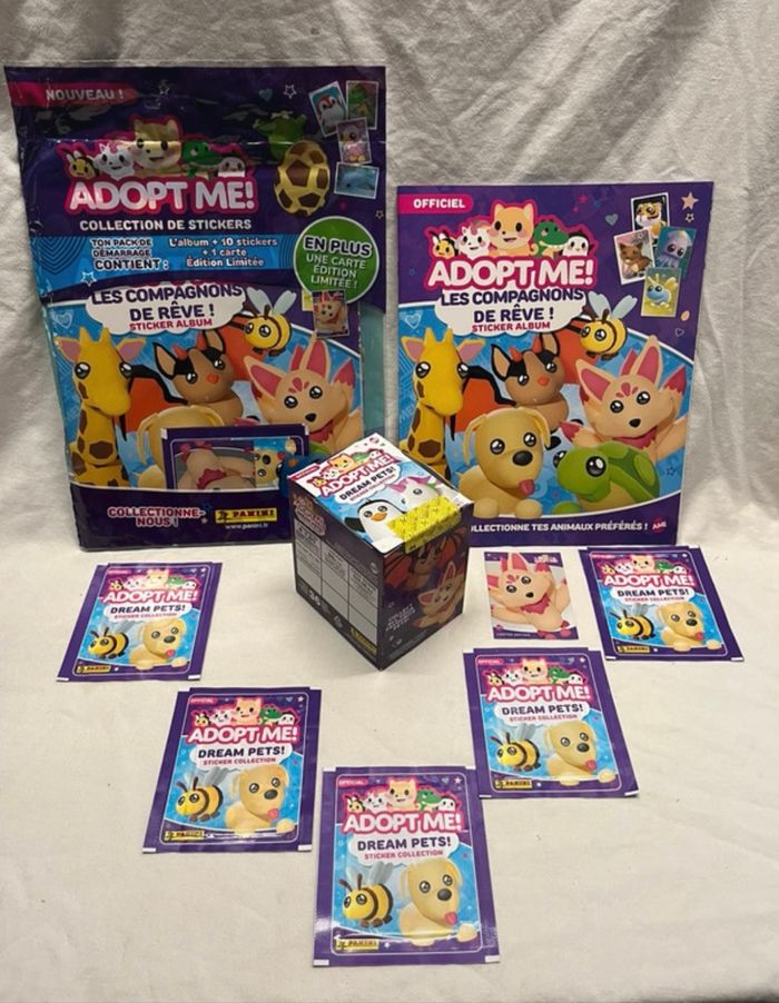 Kit panini stickers ADOPT ME Neuf scellé