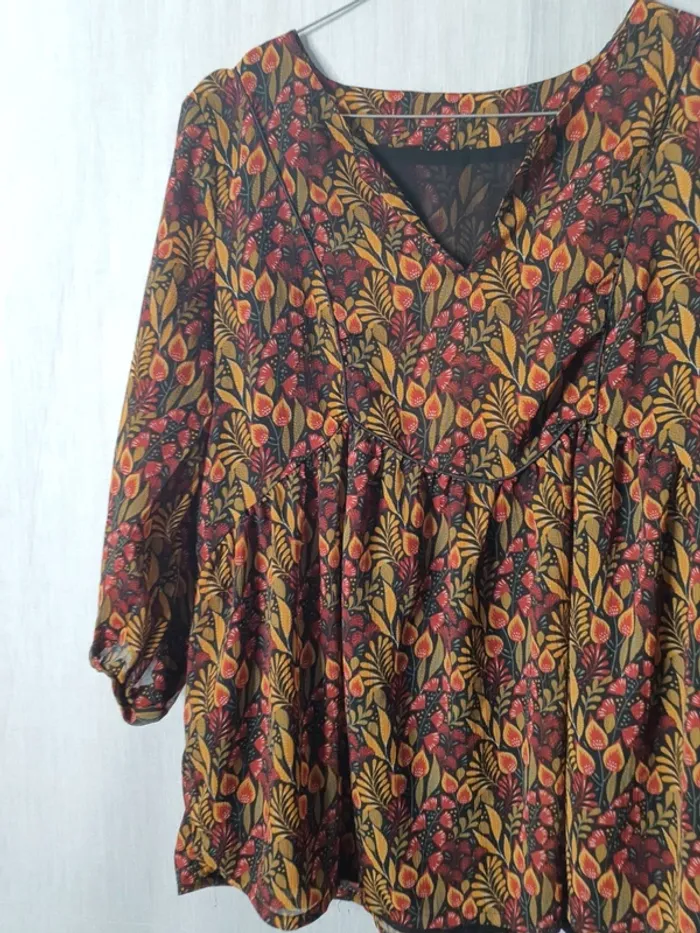 Blouse fleurie promod - photo numéro 2