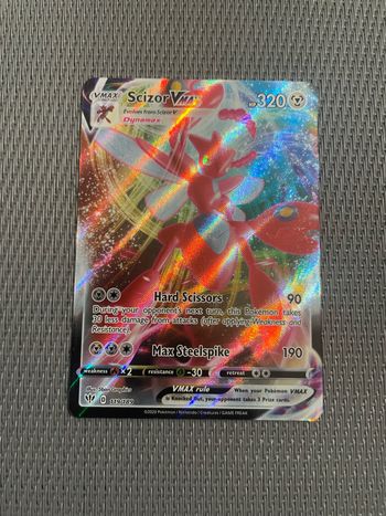 Carte Pokémon Scizor VMAX 119/189 Ténèbres Embrasées ANG
