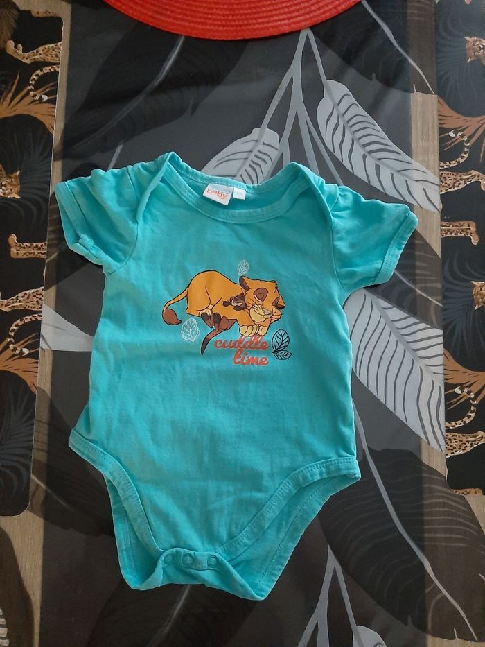 Body courte manche garçon 6 mois
