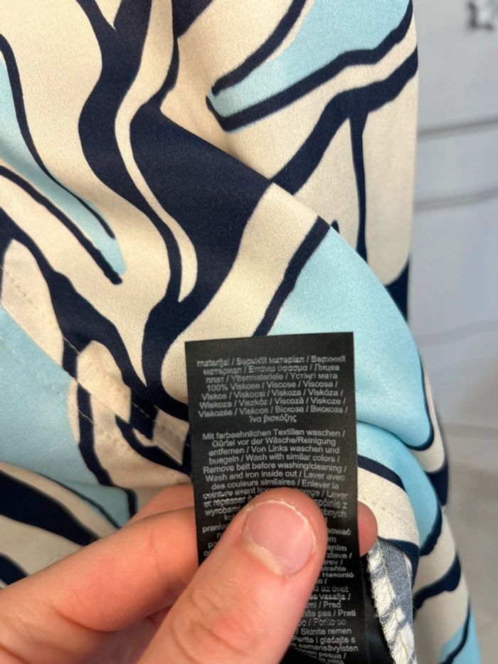 Robe bleu / crème Comma T44 Neuve - photo numéro 8