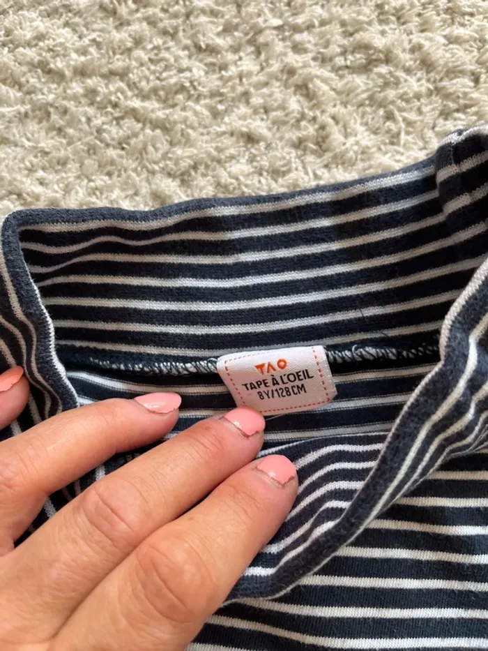 Lot de 4 sous-pulls taille 8 ans marque Kiabi et Tape à l’œil - photo numéro 3