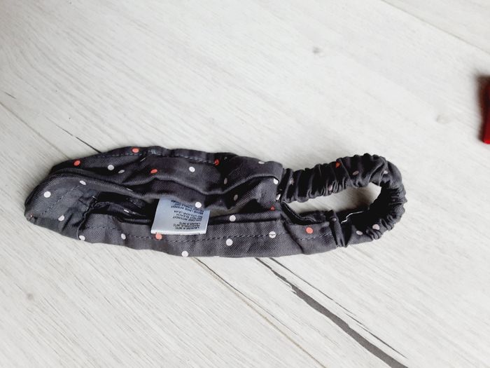 Vêtement bébé fille bandeau taille unique à pois Marèse - photo numéro 3