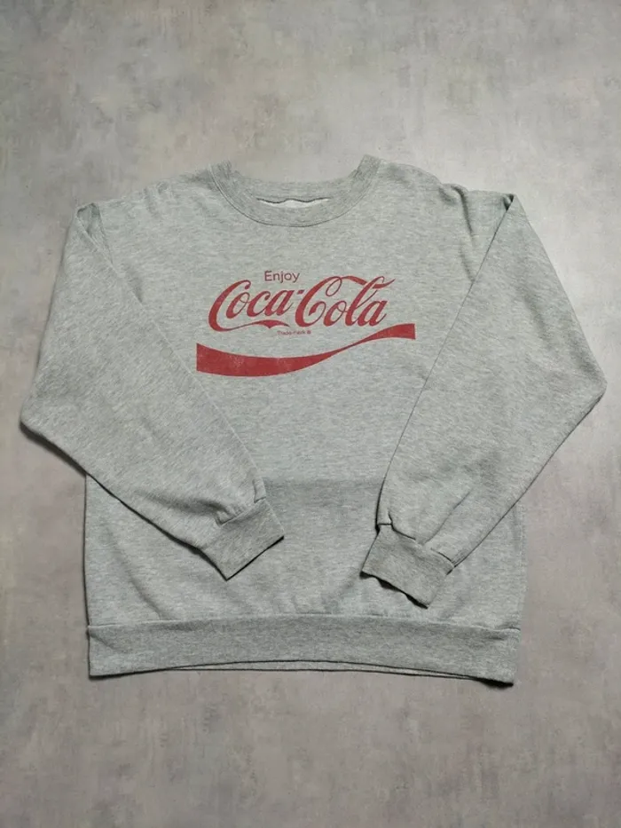 Sweat Coca-Cola gris – Taille L - photo numéro 2