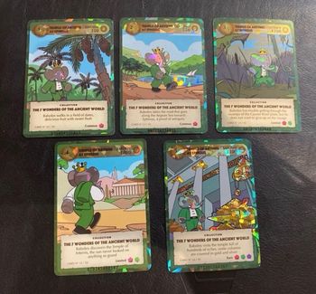 5 cartes  Babolex temple of Artemis at ephesus