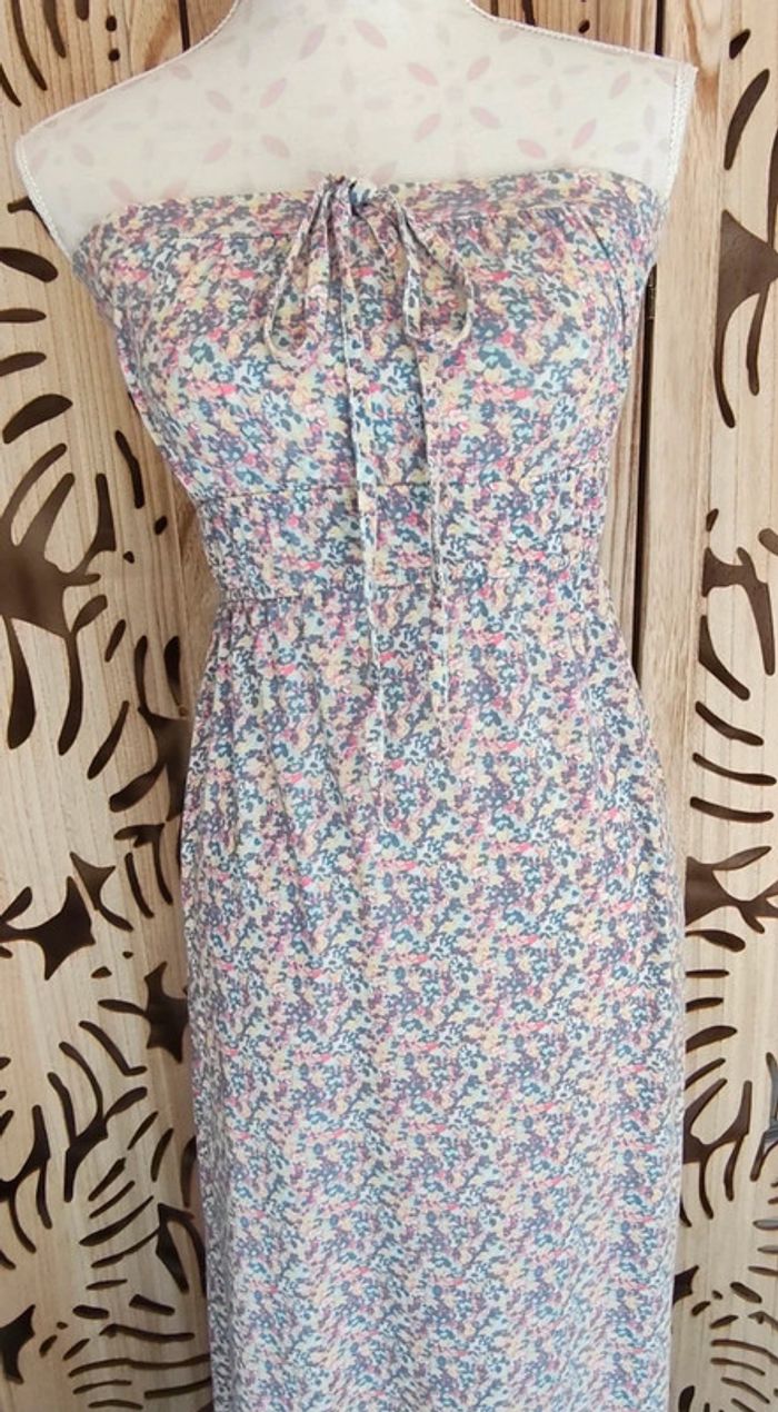 Robe longue à motifs fleuris, taille 38/40, K Woman - photo numéro 4