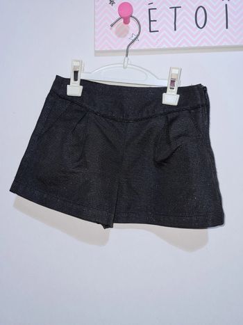 Short noir pailleté