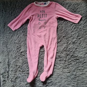 Grenouillère rose (Mon Petit Lapin 🐰) 24mois