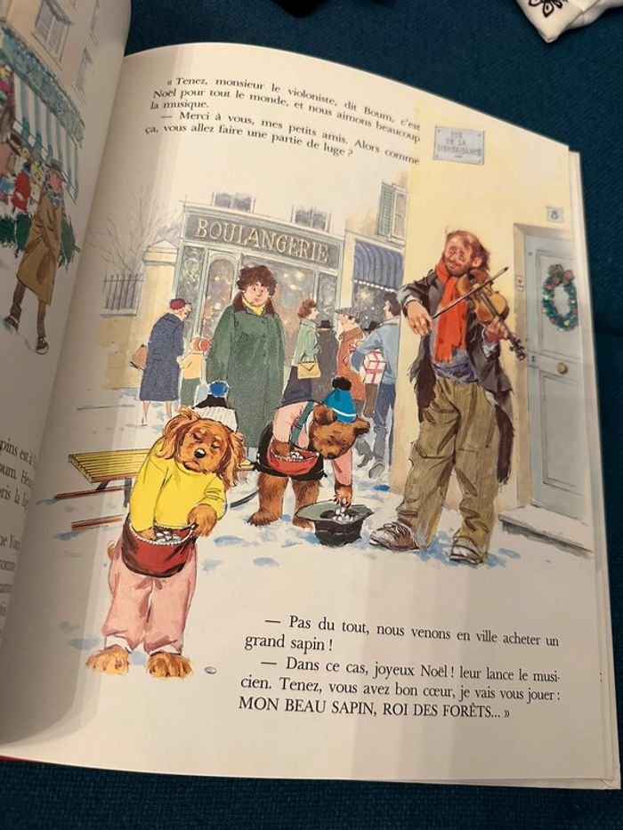 Livre Le Noel de Caroline édition collector Pierre Probst album bd rouge père - photo numéro 6