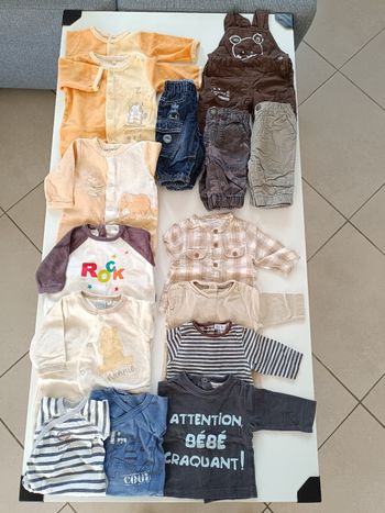 Lot vêtements bébé garçon