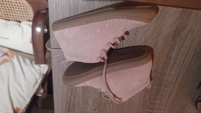 Chaussure montante rose poudrée - photo numéro 5