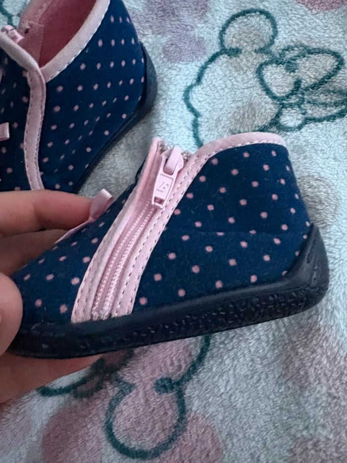 Pantoufle rose et bleu - photo numéro 3