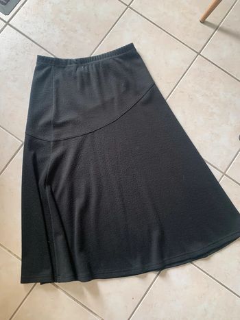 Jupe noire trapèze